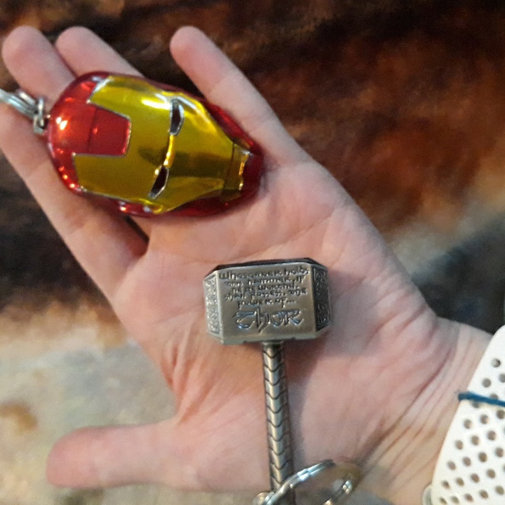 Choice of Marvel keychain